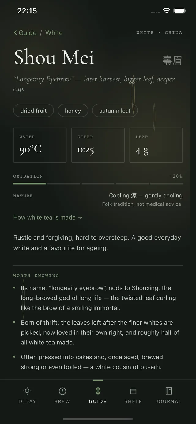 The guide — know what you're brewing
